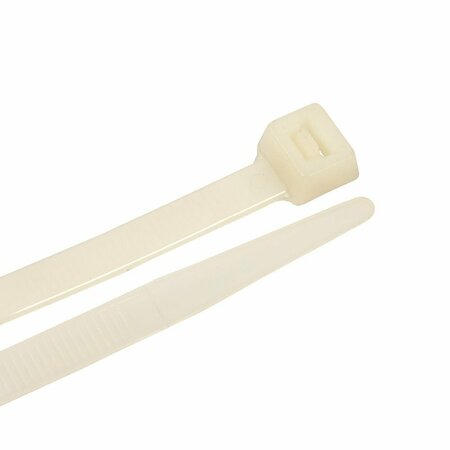 FORNEY Cable Ties, 25-1/2 in Natural Extra Heavy-Duty 62081